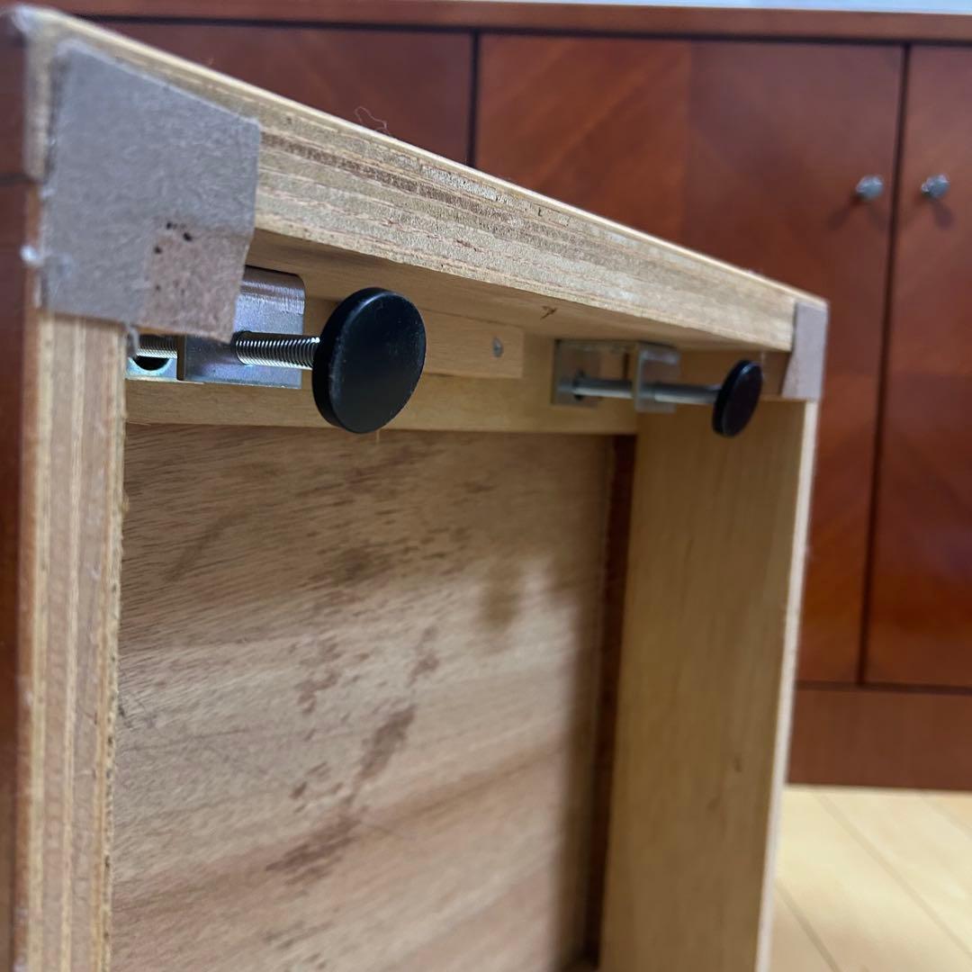 極希少カリモク　アラード　突板　ダイヤモンド貼り　サイドボード　キャビネット②