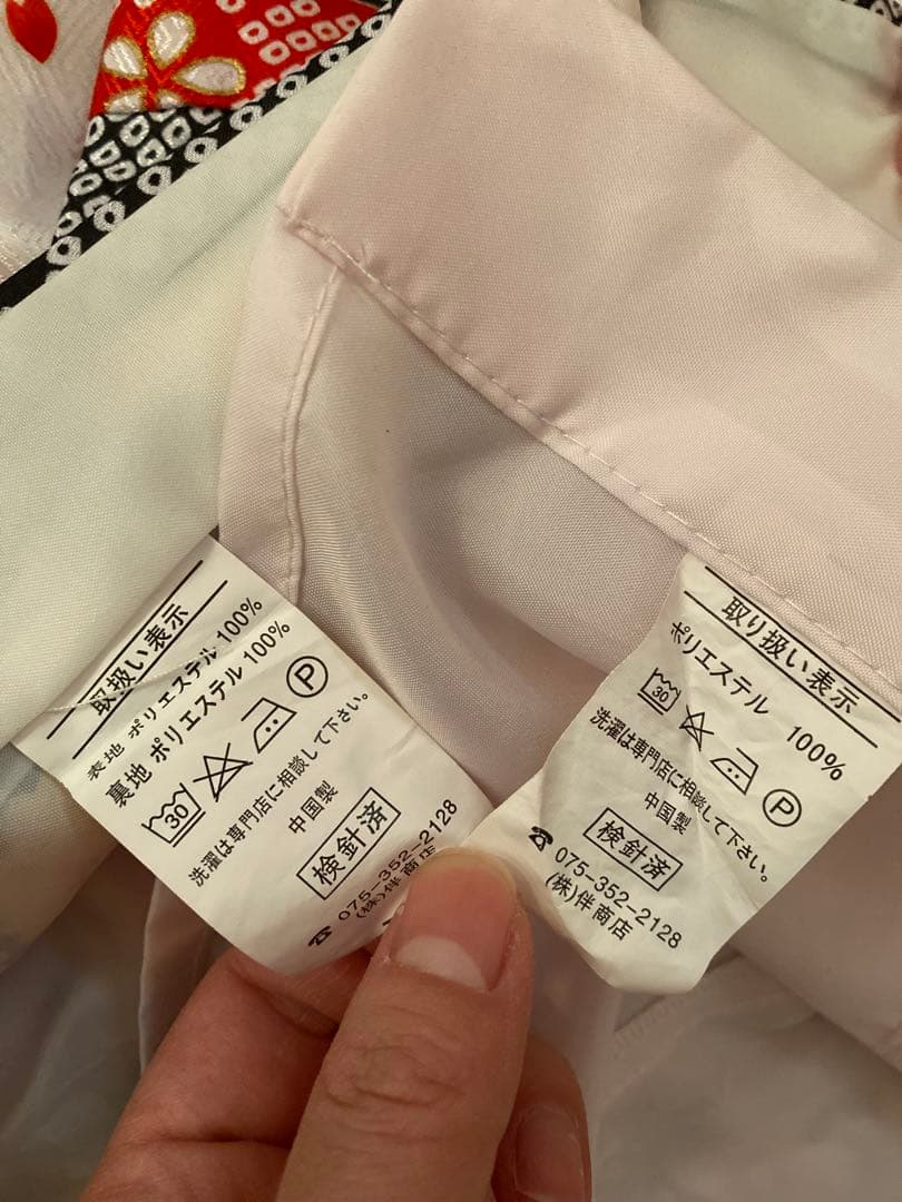 美品　七五三　3歳女の子用着物セット　花柄