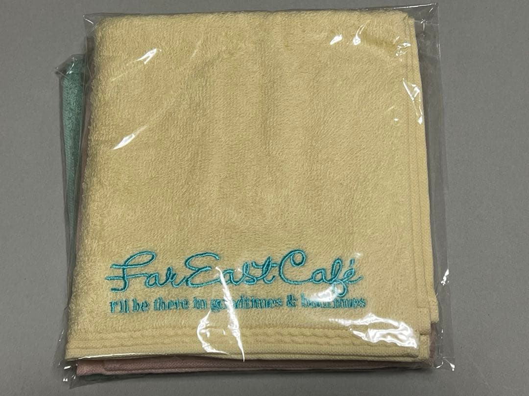 小田和正さんFAR EAST CAFE 今治織大きめハンドタオル3枚組新品未開封