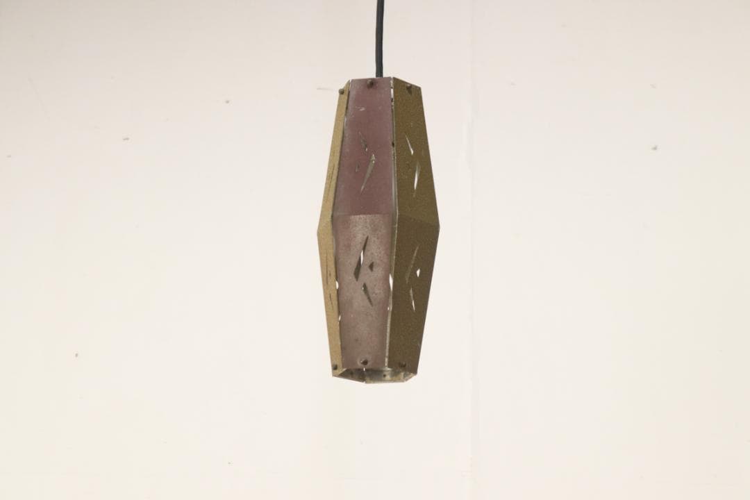 ヴィンテージ ペンダントライト ランプ 照明 和モダン 吊り下げ 金属製