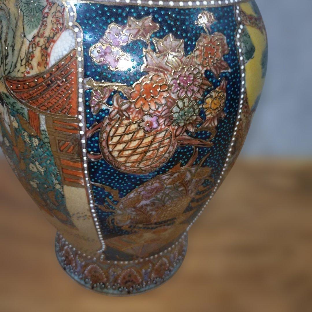 飾り壺 戦国武将 絵図 花瓶 大壺 アンティーク ヴィンテージ - メルカリ