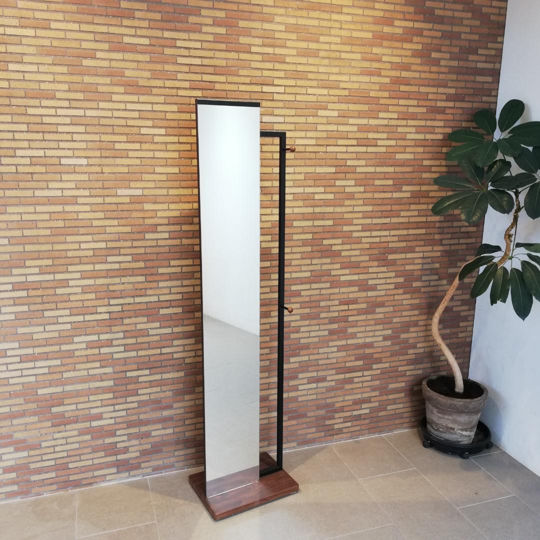 美品♠koeki/弘益　姿見　ハンガーラック　隠しキャスター付き