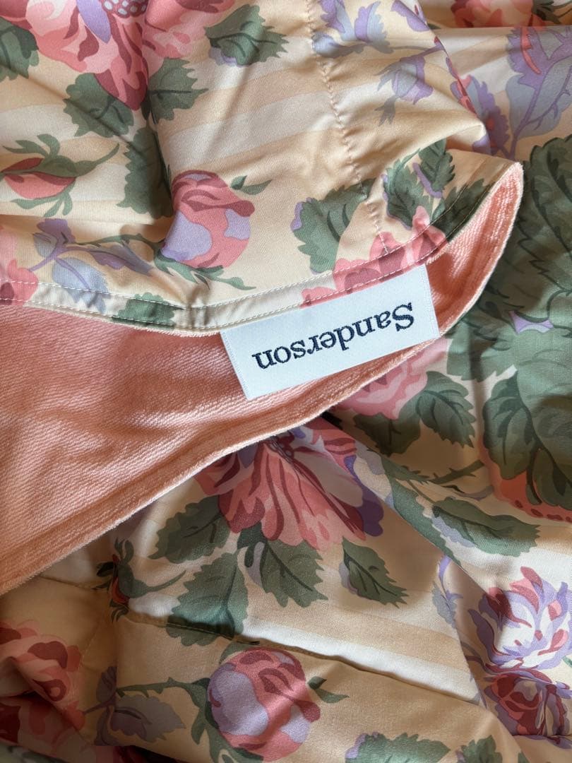 Sanderson 花柄 西川掛け布団 150x210cm未使用品　薄い布団