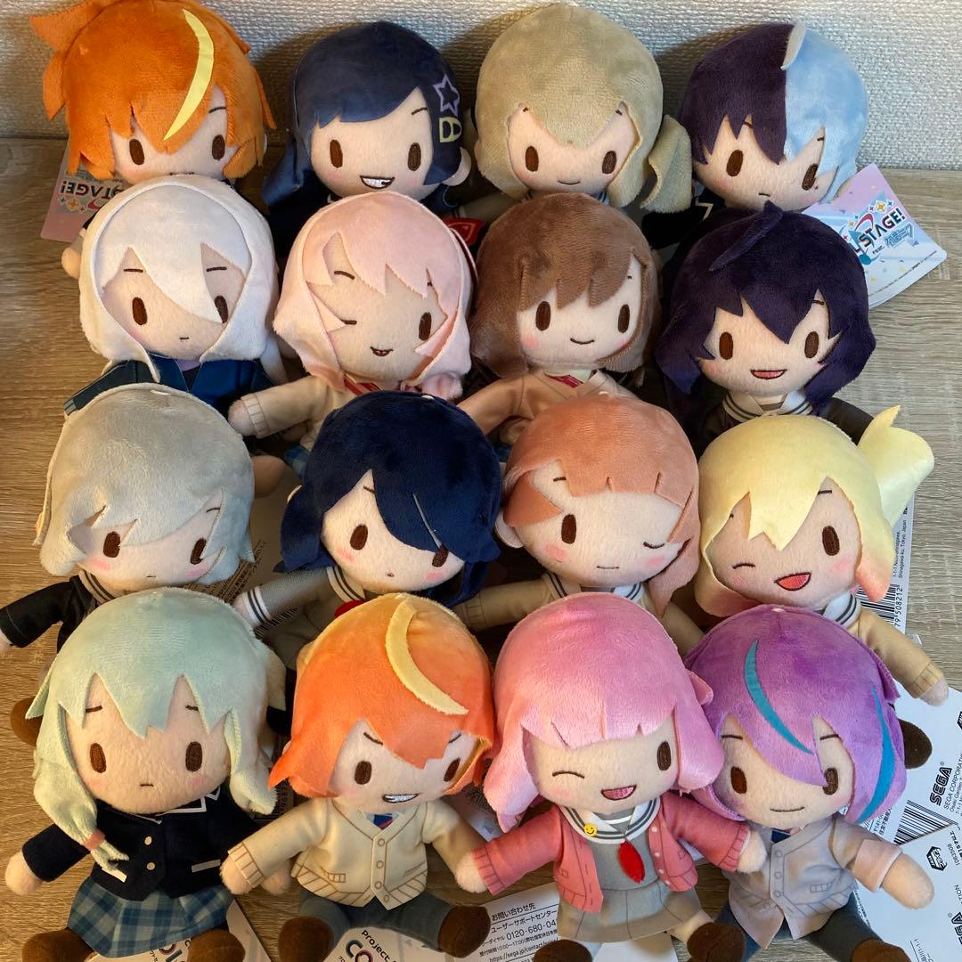 16 プロセカ モアプラスふわふわぬいぐるみ 16種セット - メルカリ