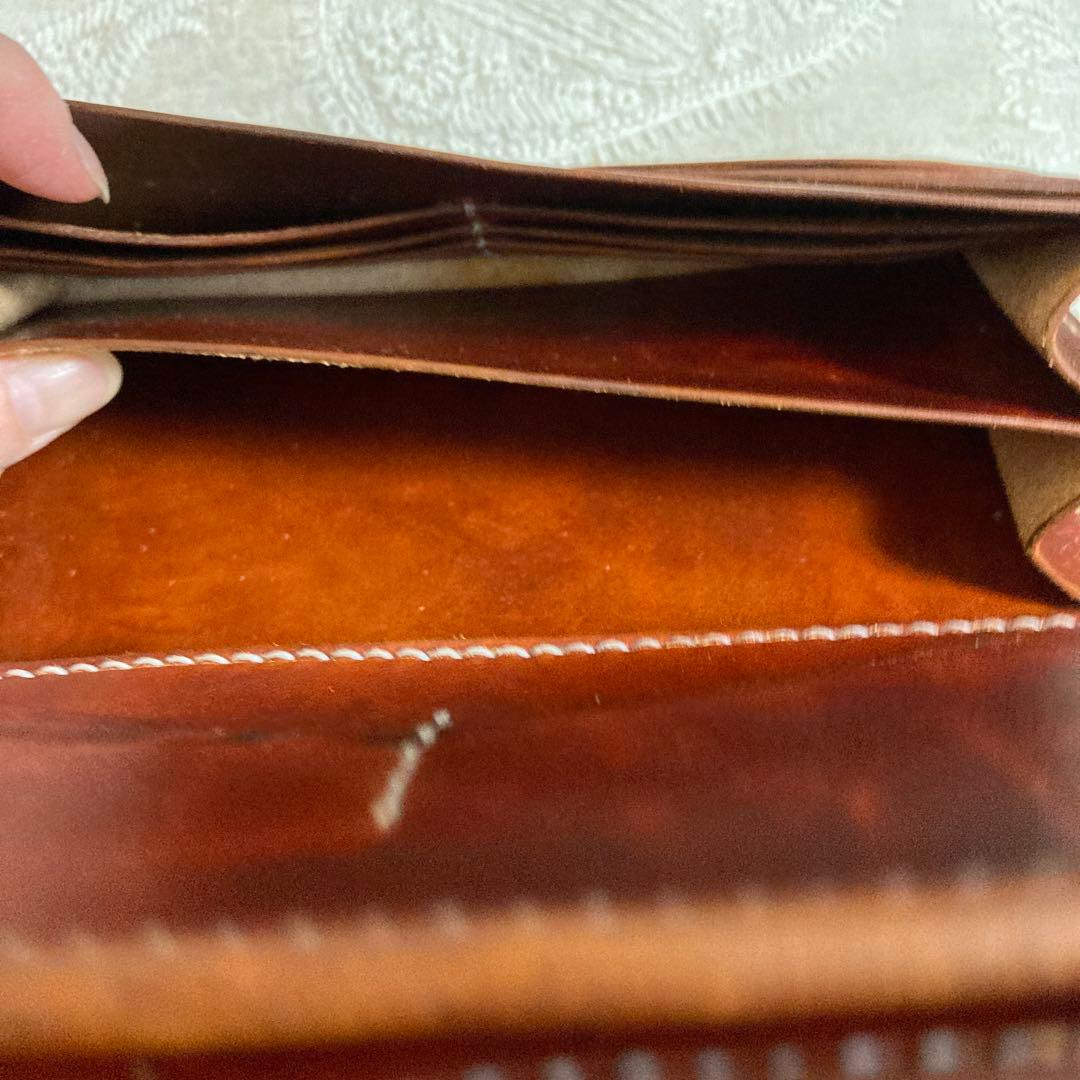本革　ロングウォレット