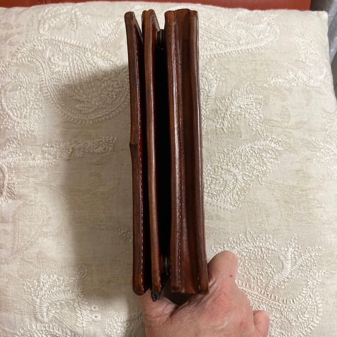 本革　ロングウォレット