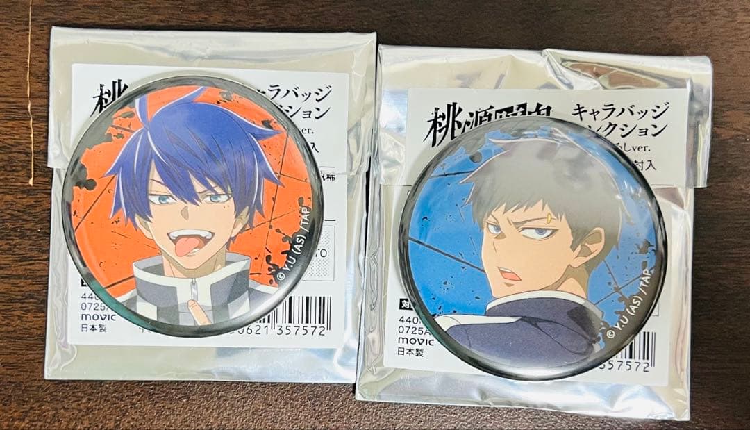 桃源暗鬼 一ノ瀬四季 矢颪 碇 缶バッジ - メルカリ