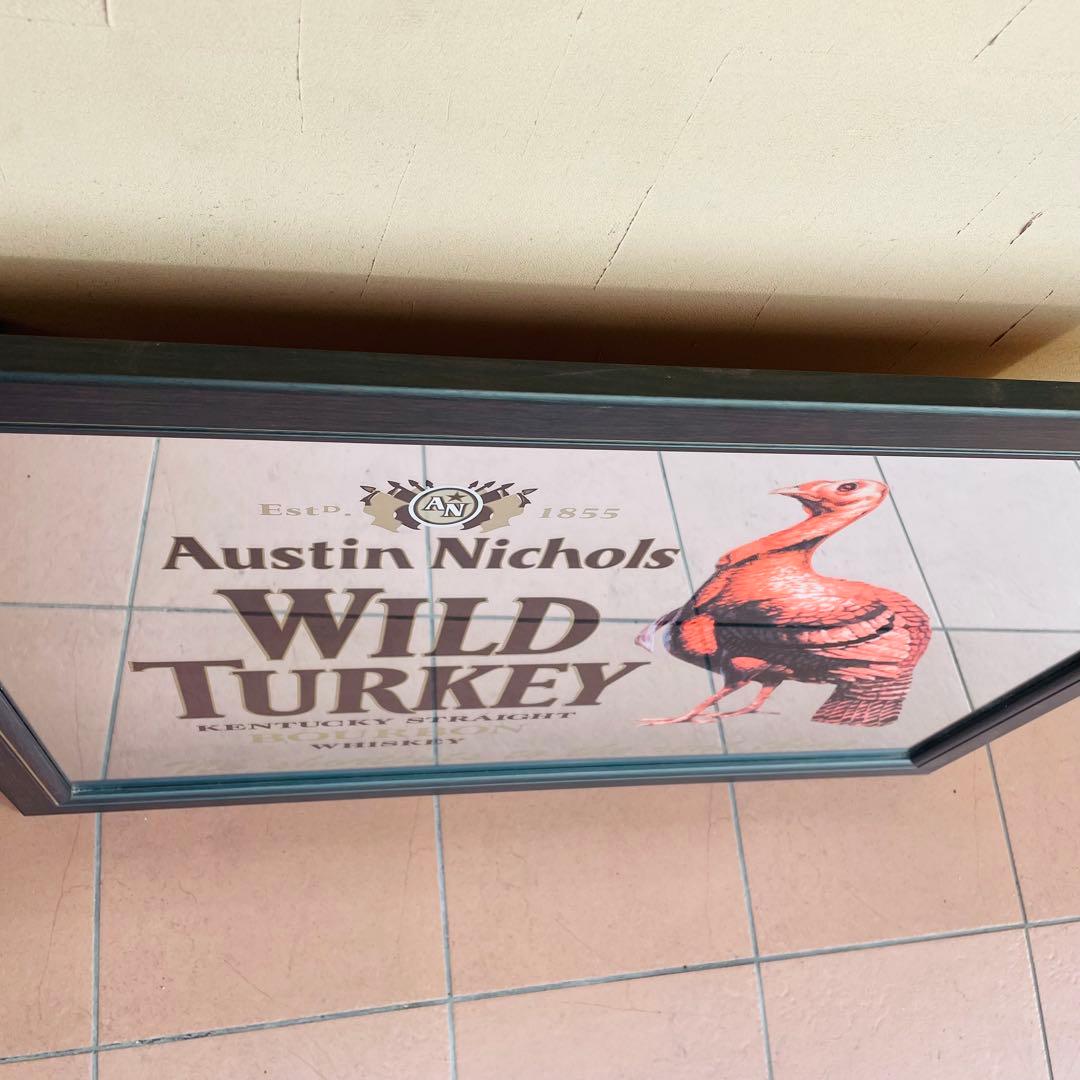 ワイルドターキー　パブミラー　レトロ　ヴィンテージ