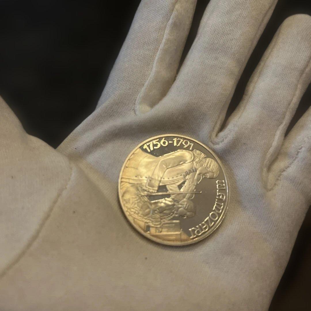 オーストリア 100シリング銀貨 1991年ザルツブルク記念コイン 純銀