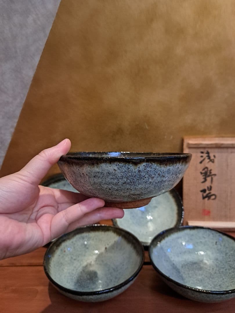 浅野陽 あさのあきら 鉢 皿 5枚 桐箱