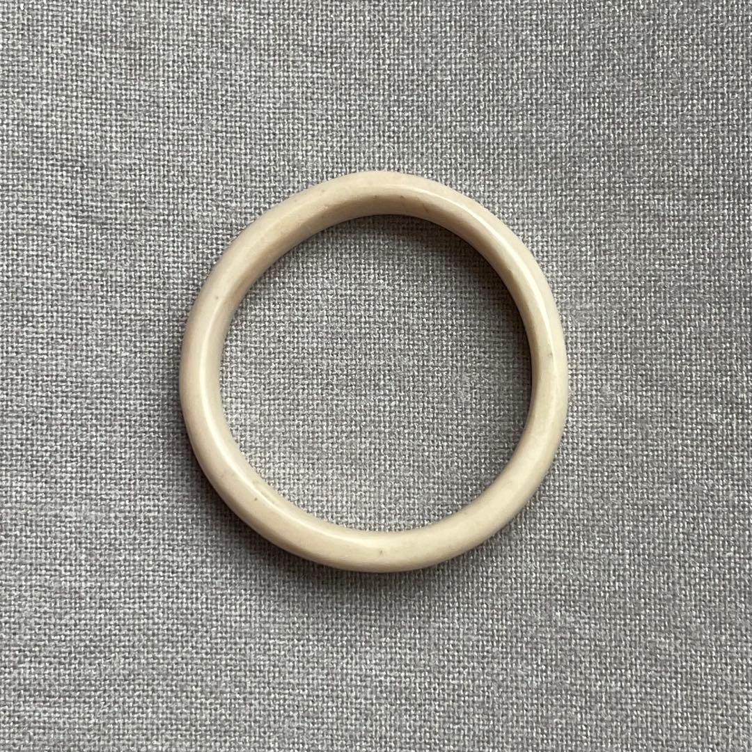 天然古鯨骨リング　（29号)