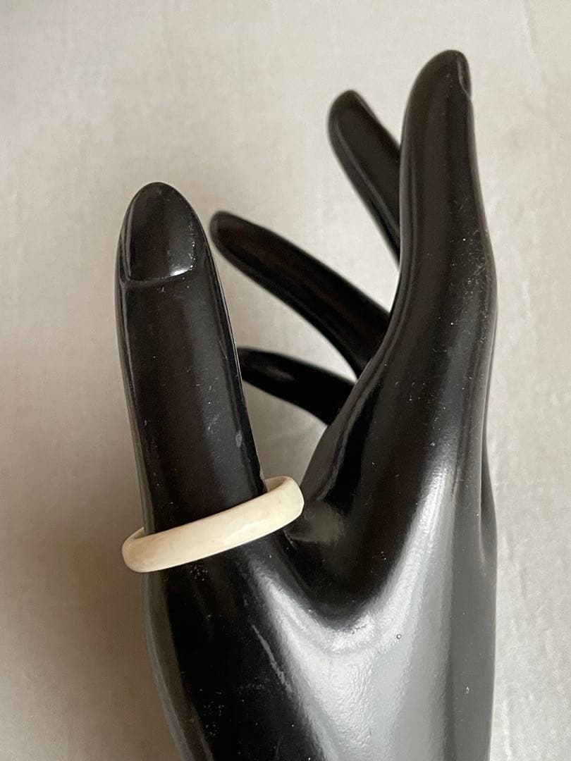 天然古鯨骨リング　（29号)