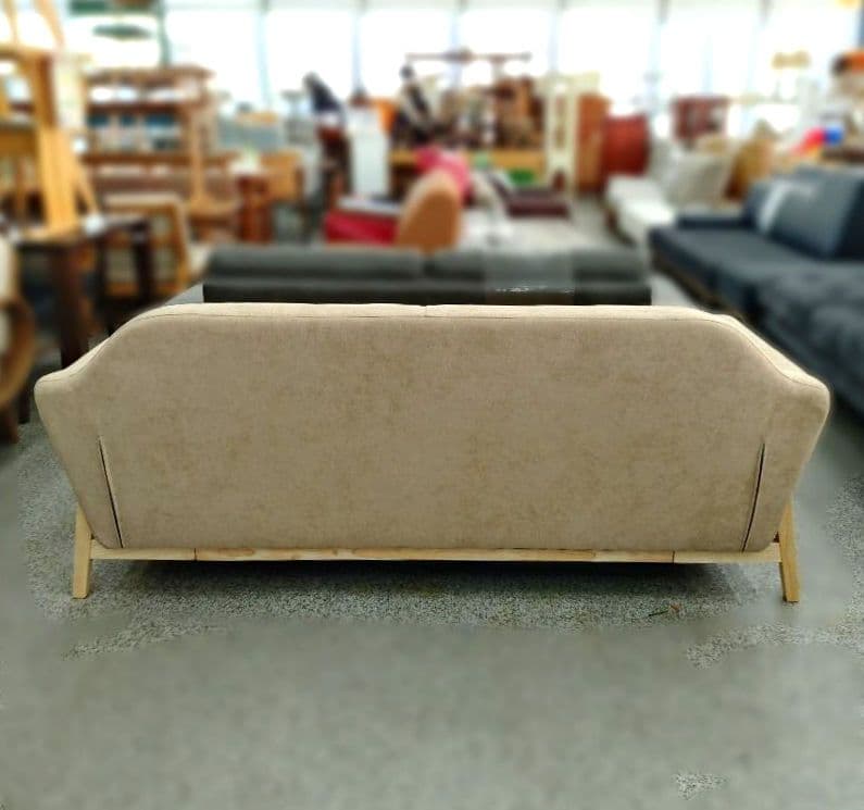 MODERNDECO モダンデコ 北欧デザイン ２人掛けソファ ラテベージュ