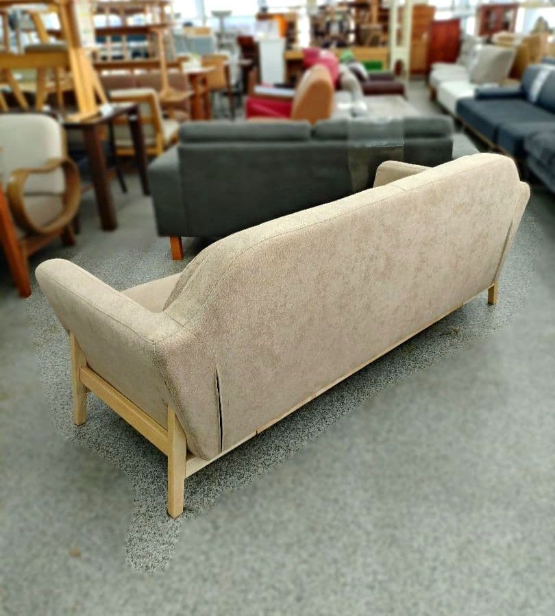 MODERNDECO モダンデコ 北欧デザイン ２人掛けソファ ラテベージュ