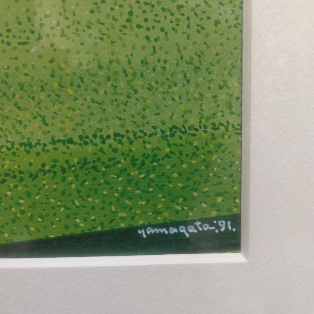 ヒロ・ヤマガタ　マスターズトーナメント　中古　大判額装アートポスター