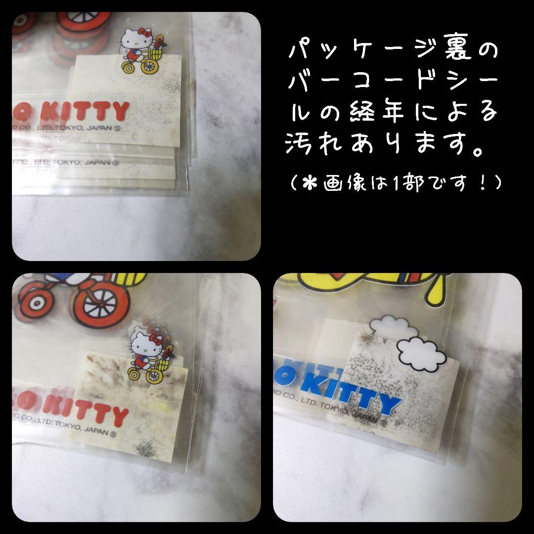 【日本限定】'70 HELLO KITTYハローキティ ジャンボクリアステッカー