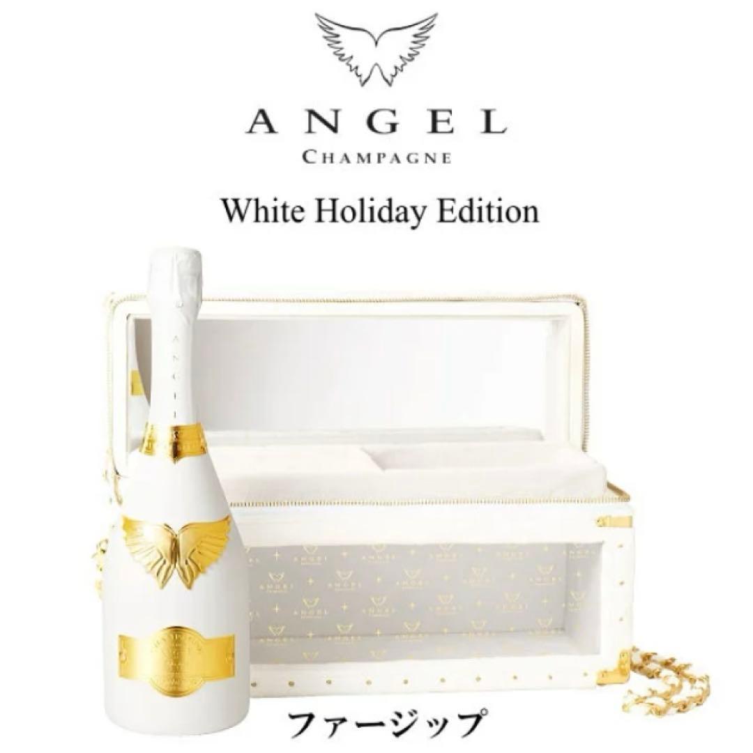 エンジェル シャンパン ホリデーエディション ファー ジップ ゴールド