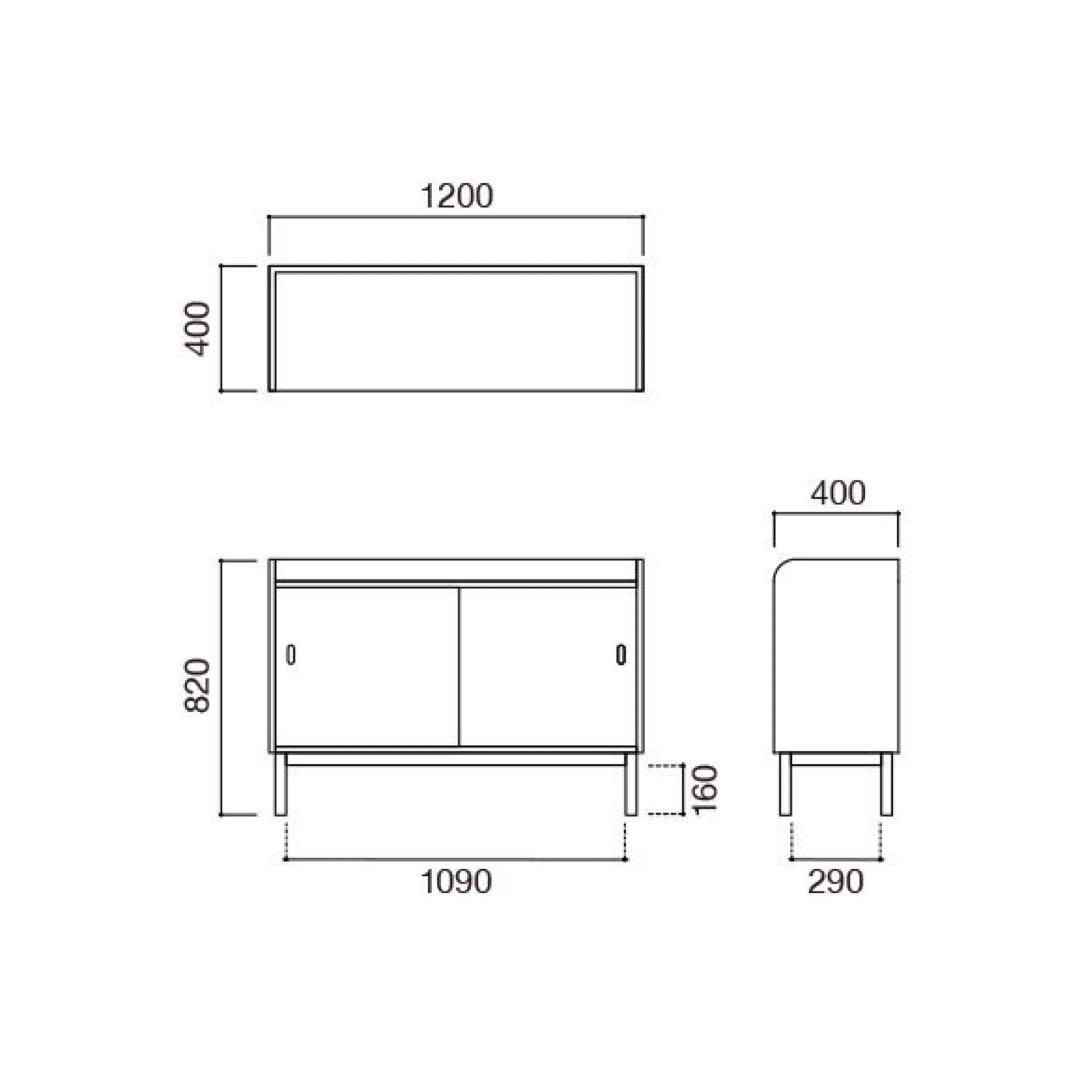 IDEE ANTON SIDE CABINET アントン サイド キャビネット