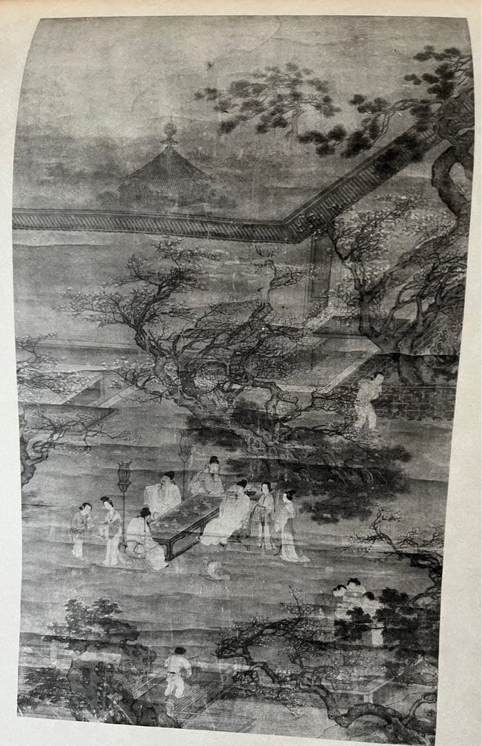 《東洋古名画大鏡》四輯 第一趙雍二曲壹隻三仇英六即世寧稀少