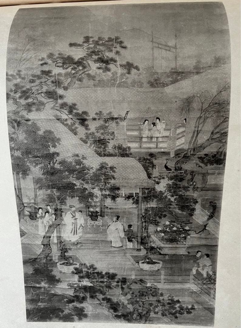 《東洋古名画大鏡》四輯 第一趙雍二曲壹隻三仇英六即世寧稀少