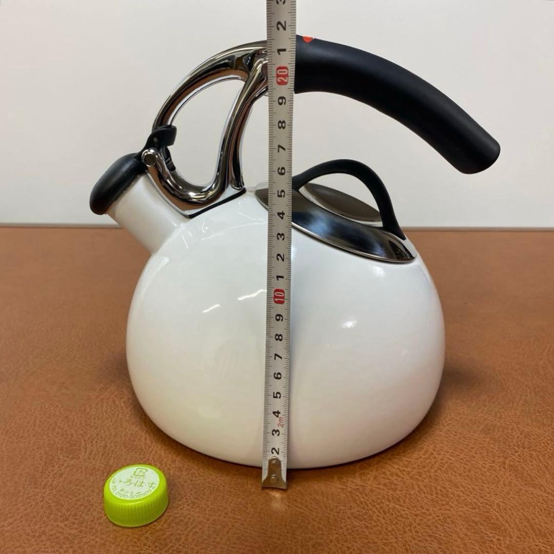 OXO ホーロー 笛吹 ケトル やかん 白 1点 2.2L オクソー ホワイト