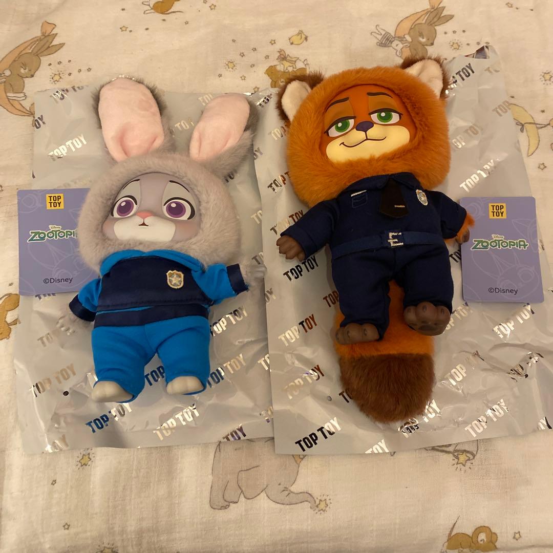 ズートピア top toy ニック ジュディー トップトイ 正規品 警察官