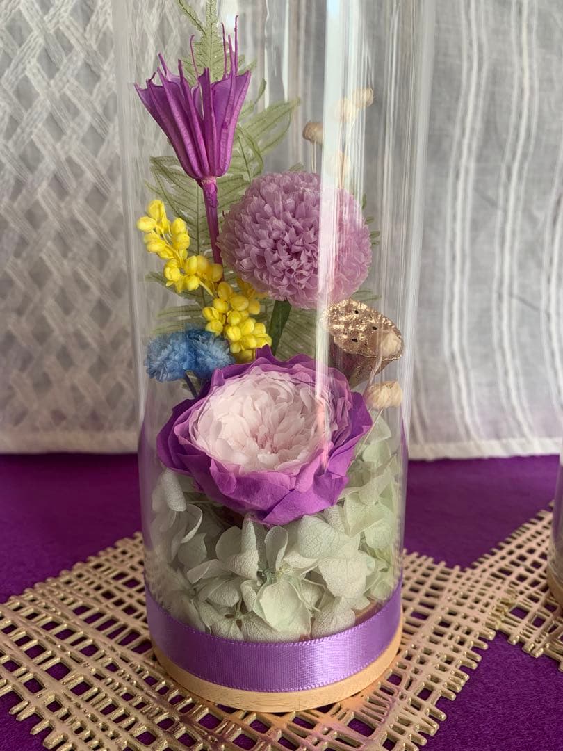 HANDMADE プリザーブドフラワー 仏花　お供え