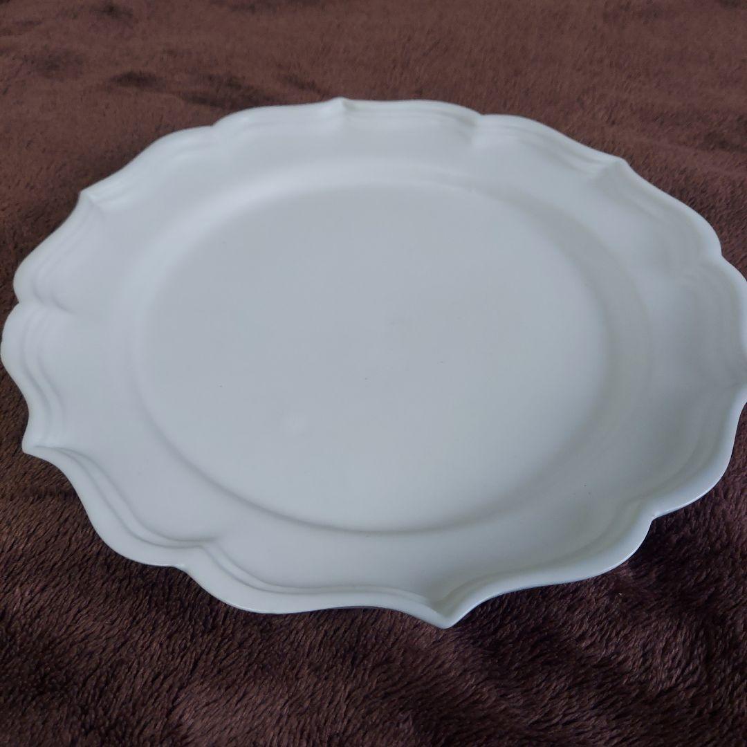 臼杵焼 稜花リム皿 L 白 新品未使用 ４枚 セット