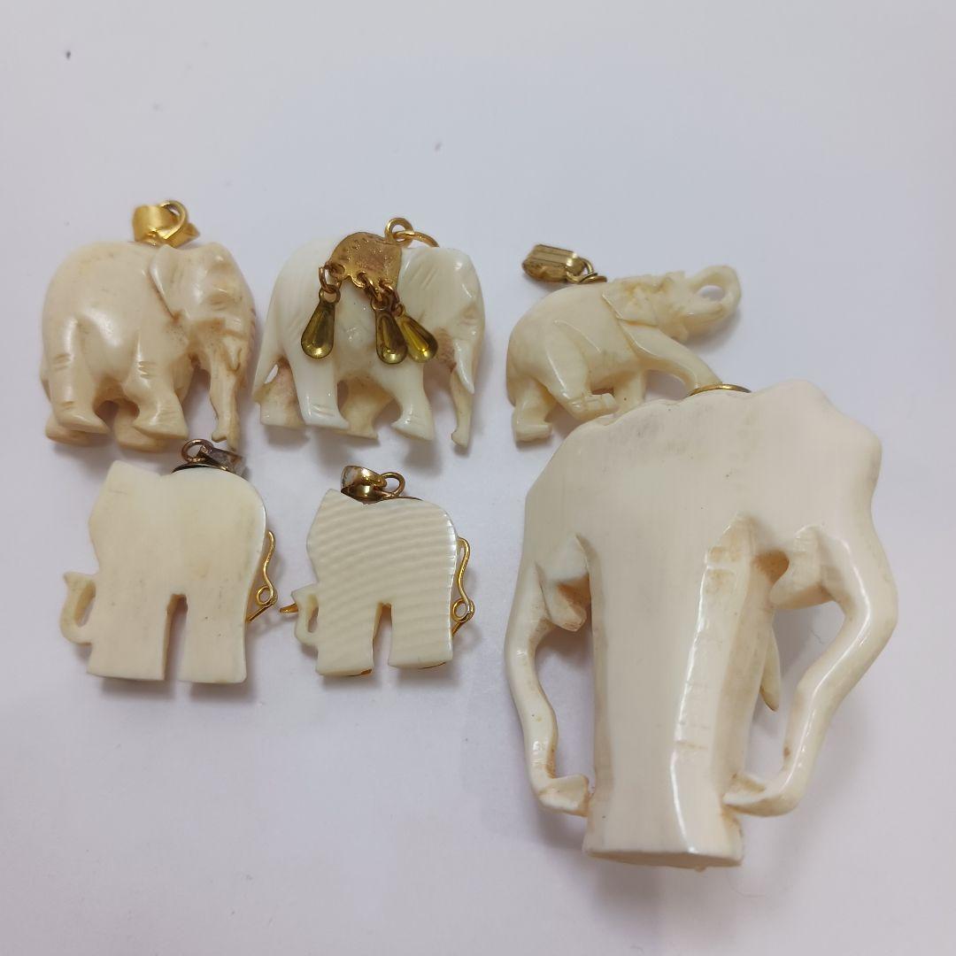 Y2892-5 高級彫刻 ペンダントトップ 24点セット 110.6g