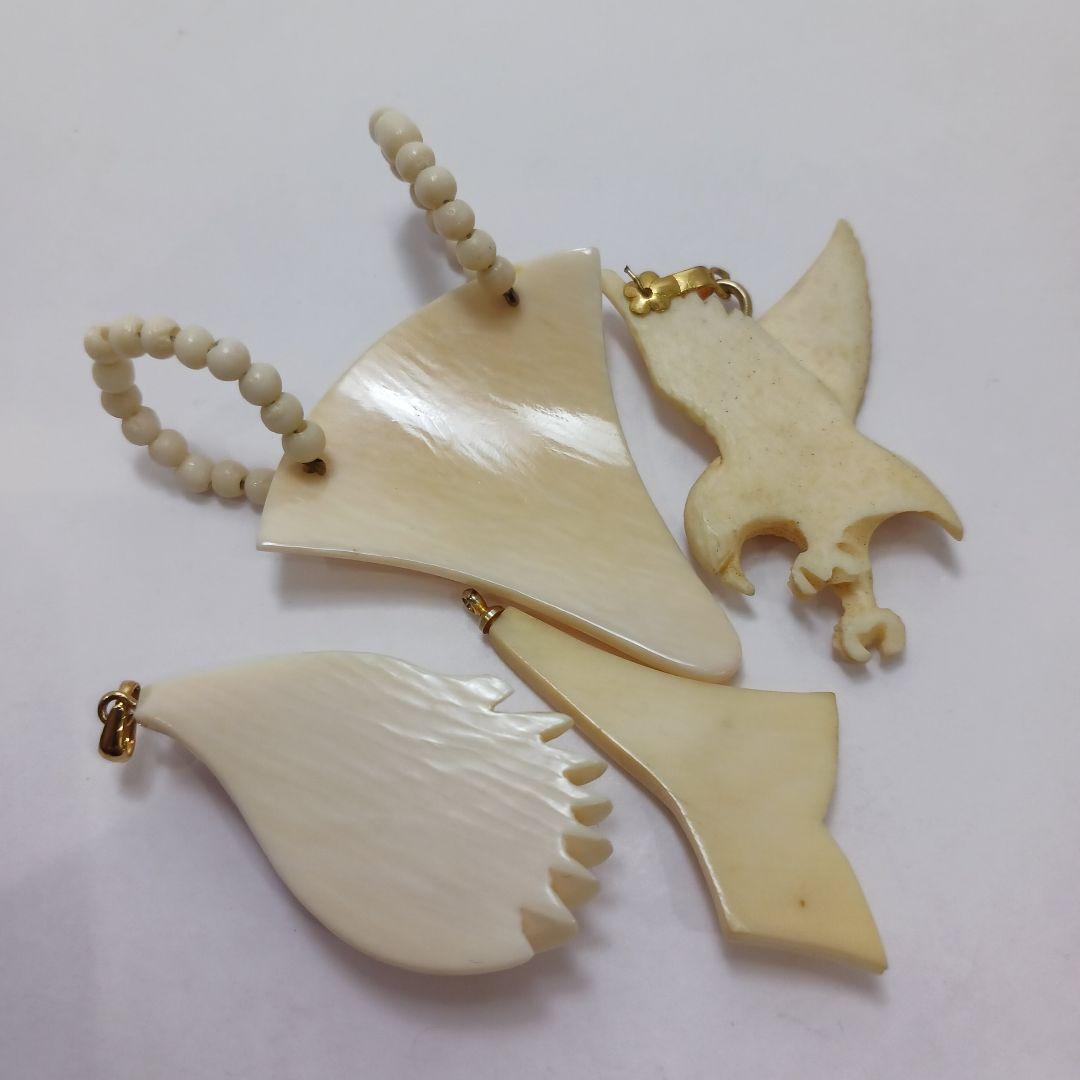 Y2892-5 高級彫刻 ペンダントトップ 24点セット 110.6g