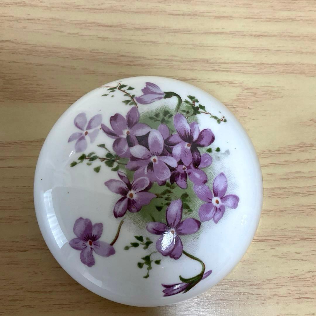 ハマースレイ　バイオレット　ジンジャージャー　ティーキャディ　17.5cm ②