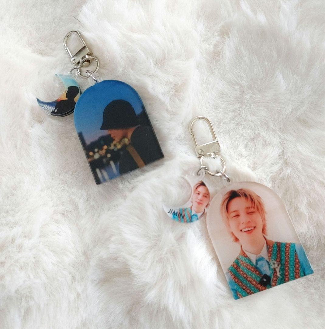 ✤新品✤ジミン デザインフォト&アクキー JIMIN☪︎チャーム付 3点