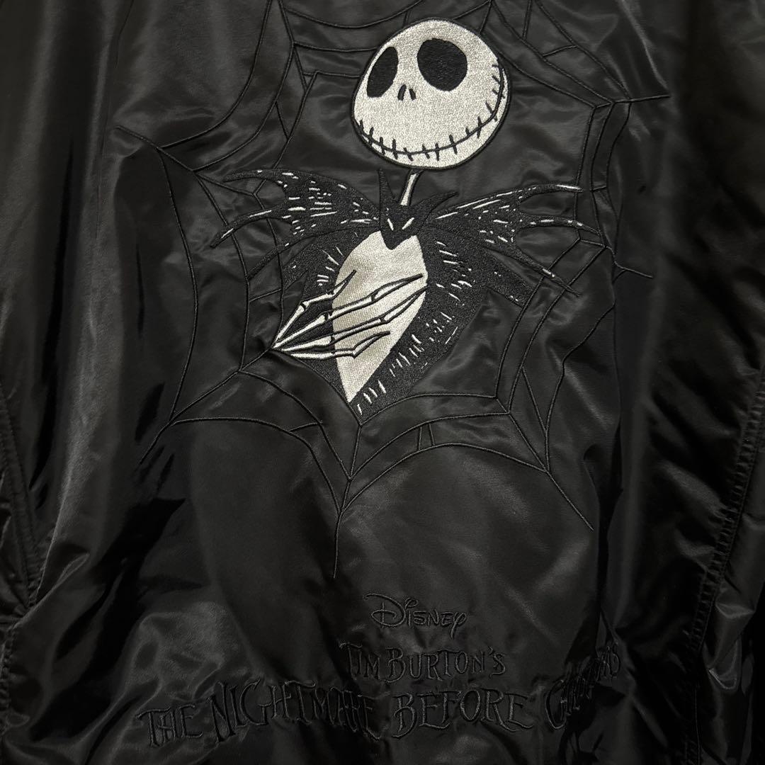 ナイトメアビフォアクリスマス ジャック ゼロ MA-1 ブルゾン