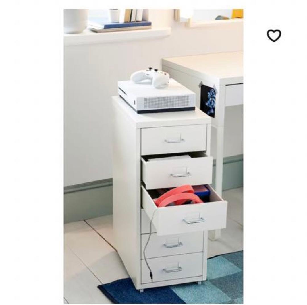 IKEAイケア HELMERヘルメル 引き出しユニット チェスト ライトブルー