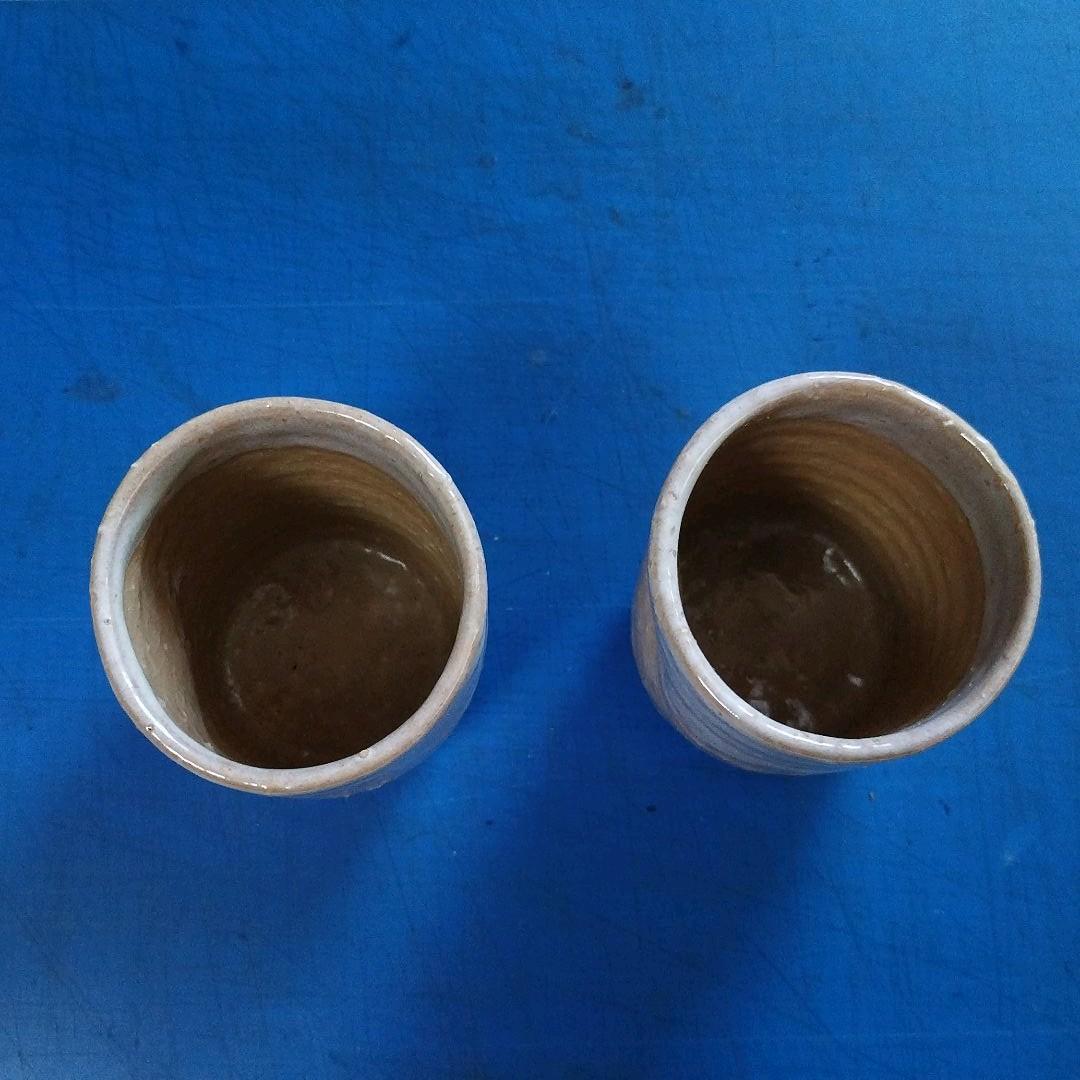 萩焼 古賀 大眉作 湯呑 hagiyaki pottery