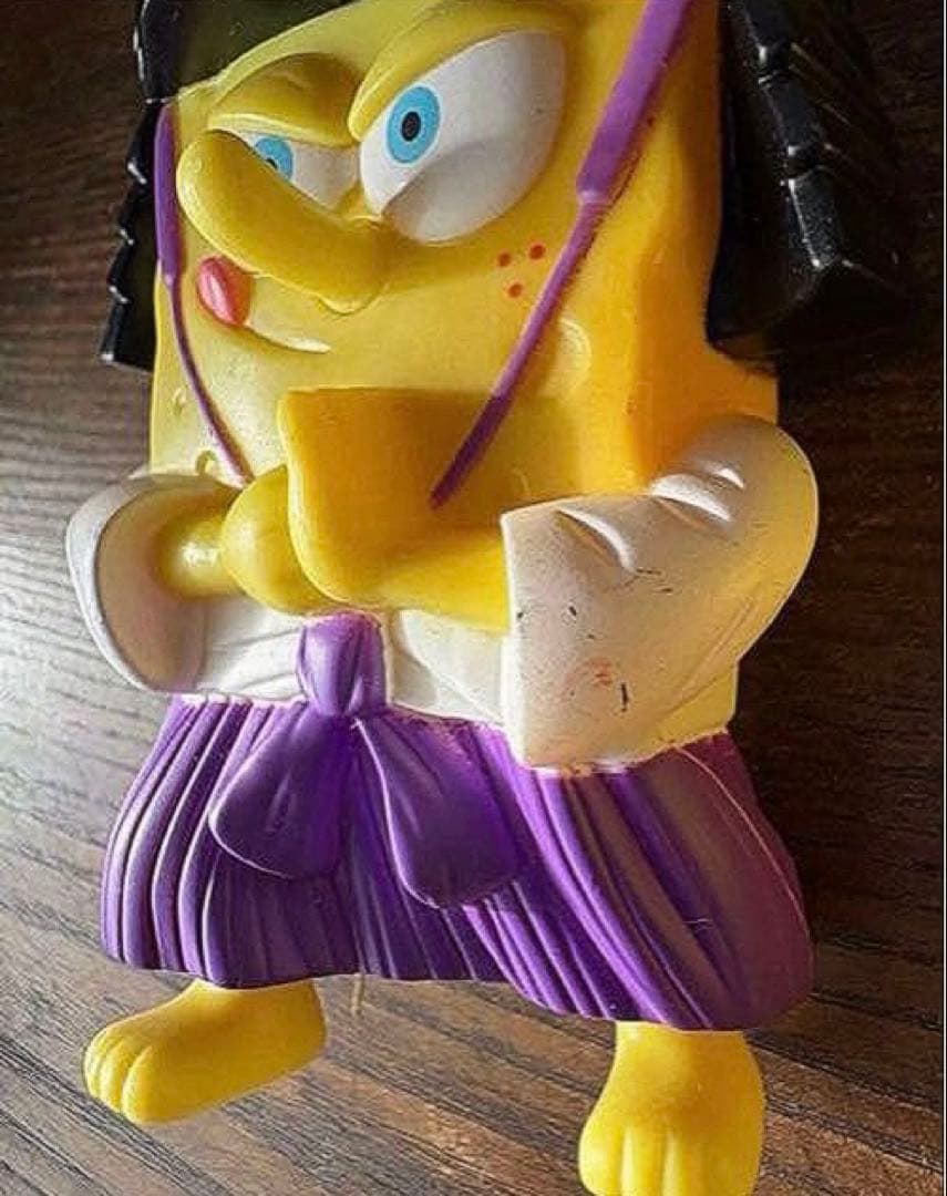 スポンジボブ バーガーキングミールトイ7個 (バラ売り不可)