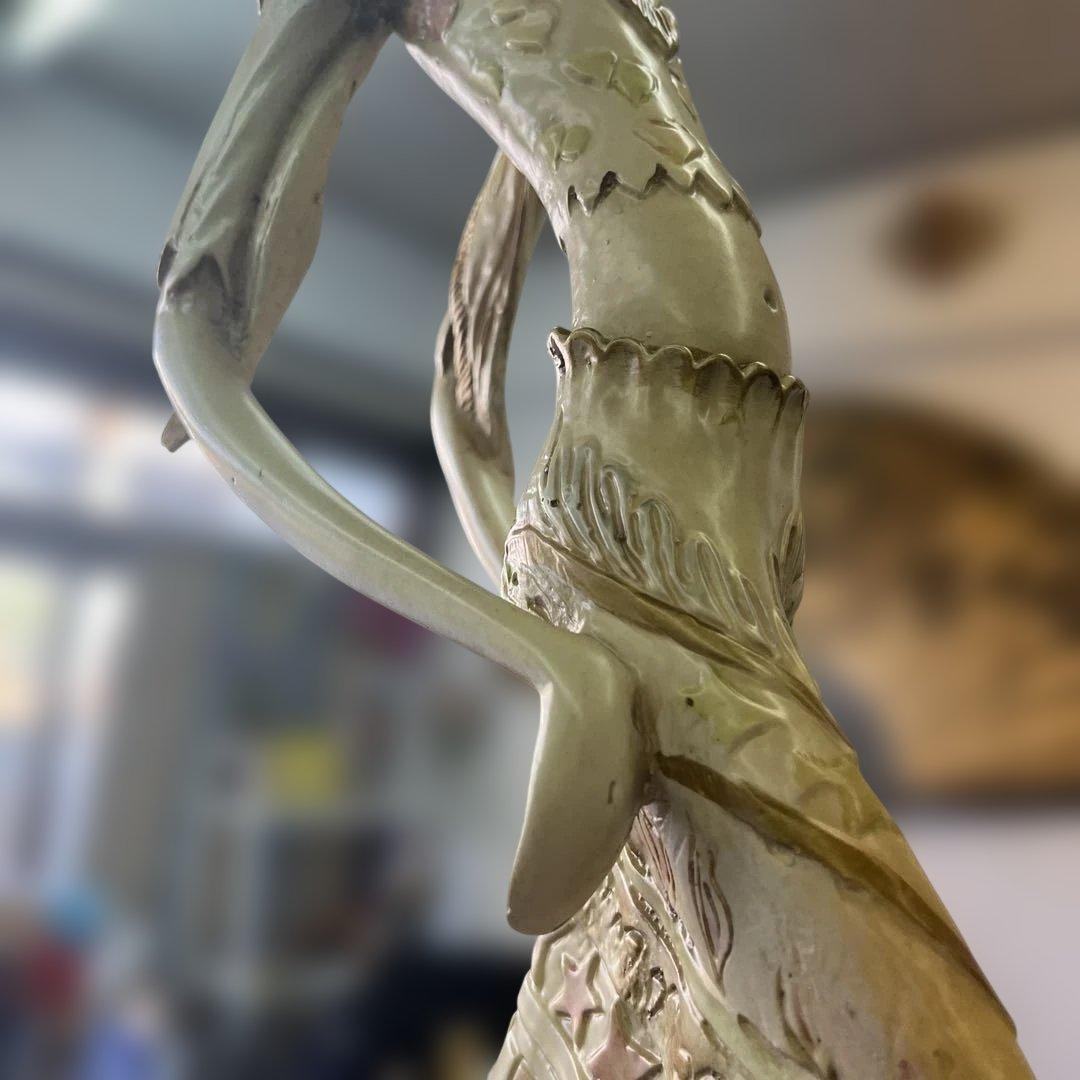 アンティーク　☆手作り☆オシャレな女性の置物