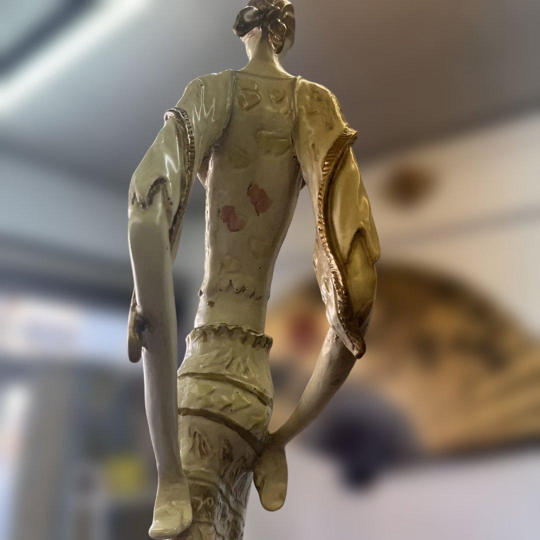 アンティーク　☆手作り☆オシャレな女性の置物