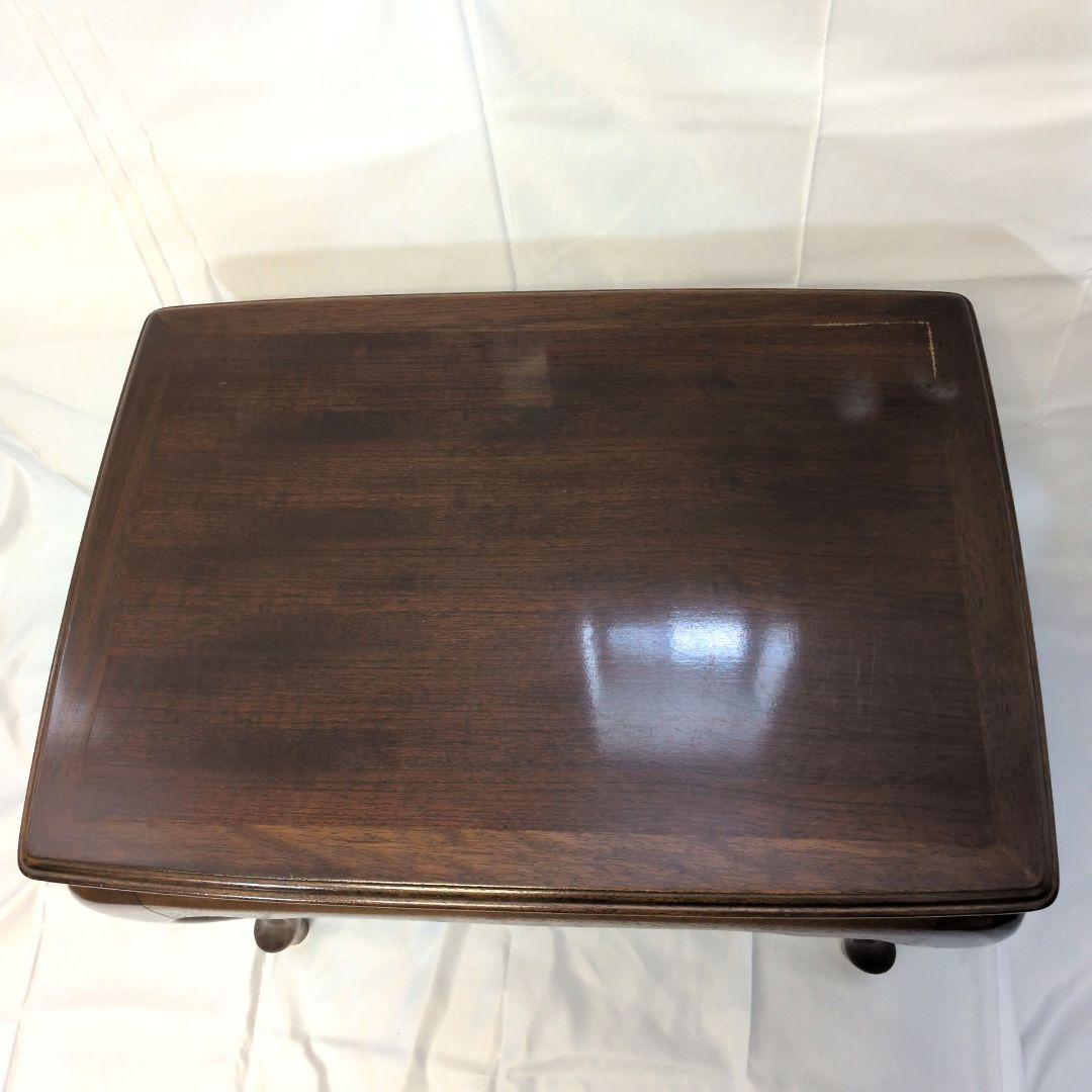 マルニ 木工 猫脚 猫足　サイドテーブル　アンティーク調