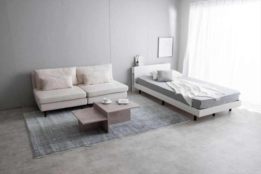 【送料無料】【SD】コンセント宮付きすのこベッド(マットレス付き) 収納 天然木