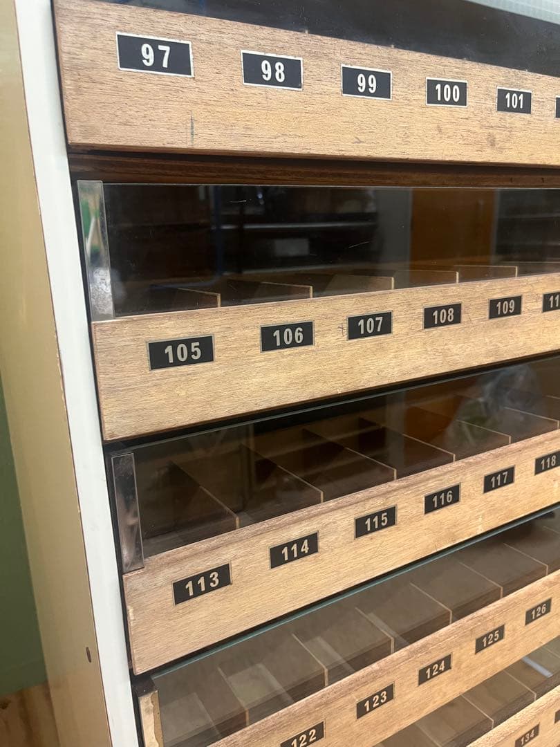 ミシン糸ケース 収納棚 昭和レトロ 特大 インテリア アンティーク 当時物