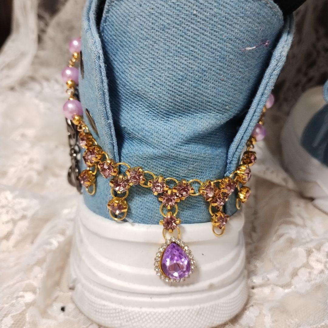 スニーカーアクセサリー　ヒールアクセサリー　アンクレット　羽織ピン