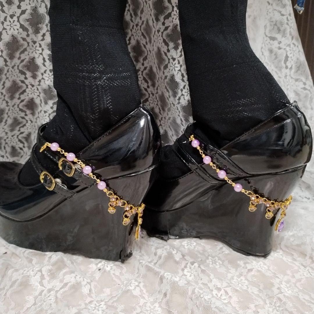 スニーカーアクセサリー　ヒールアクセサリー　アンクレット　羽織ピン