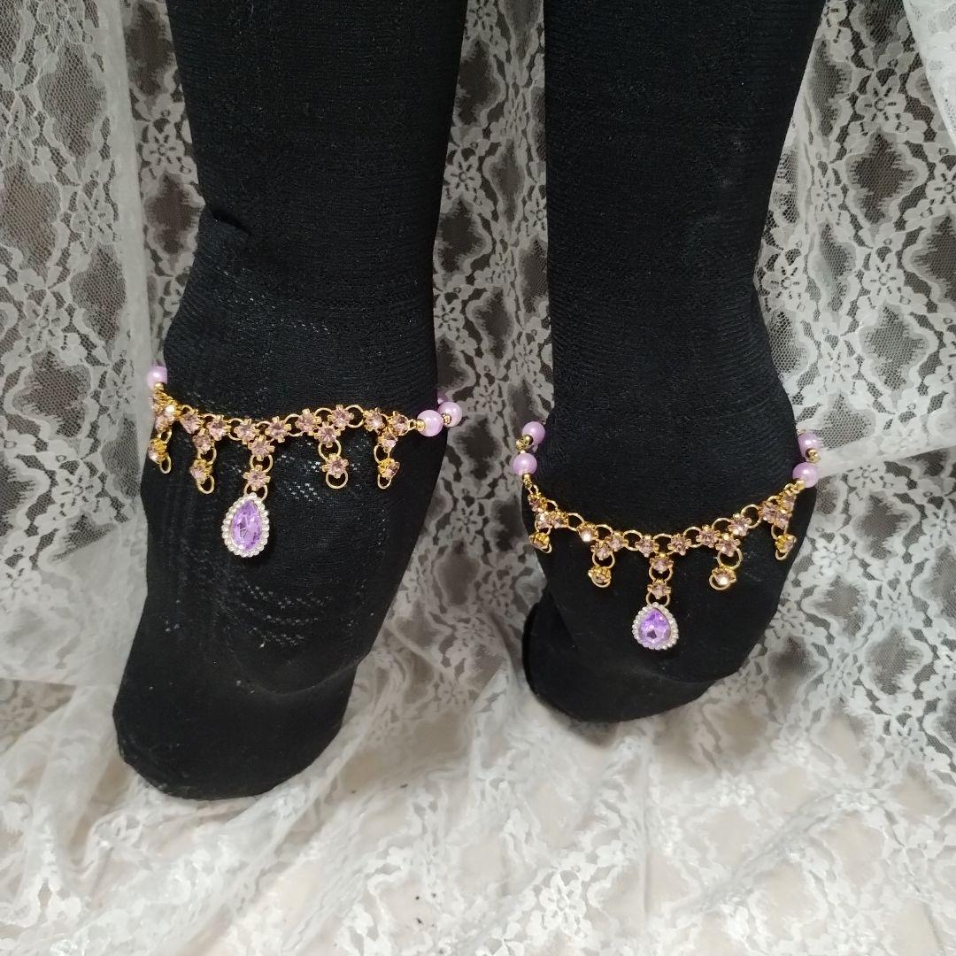 スニーカーアクセサリー　ヒールアクセサリー　アンクレット　羽織ピン