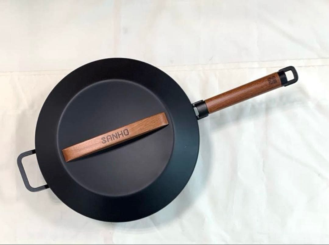 サンホ 鉄製深型 フライパン 32cm SANHO IH