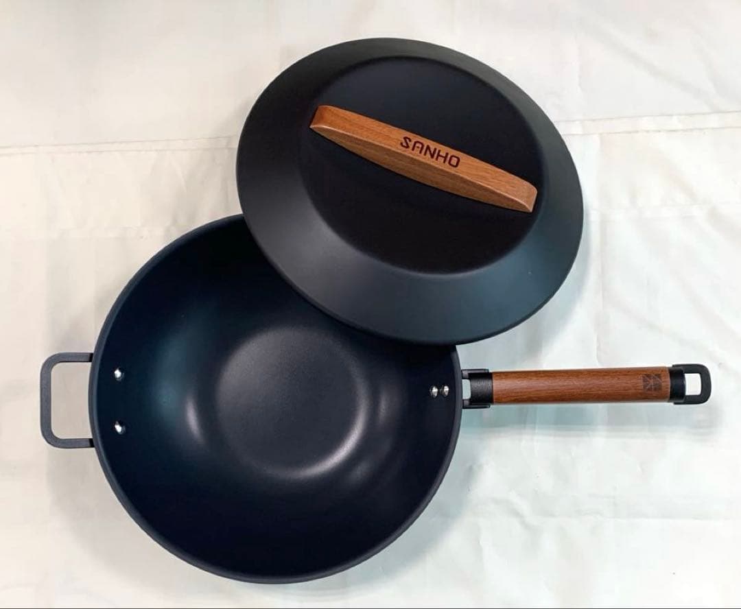 サンホ 鉄製深型 フライパン 32cm SANHO IH