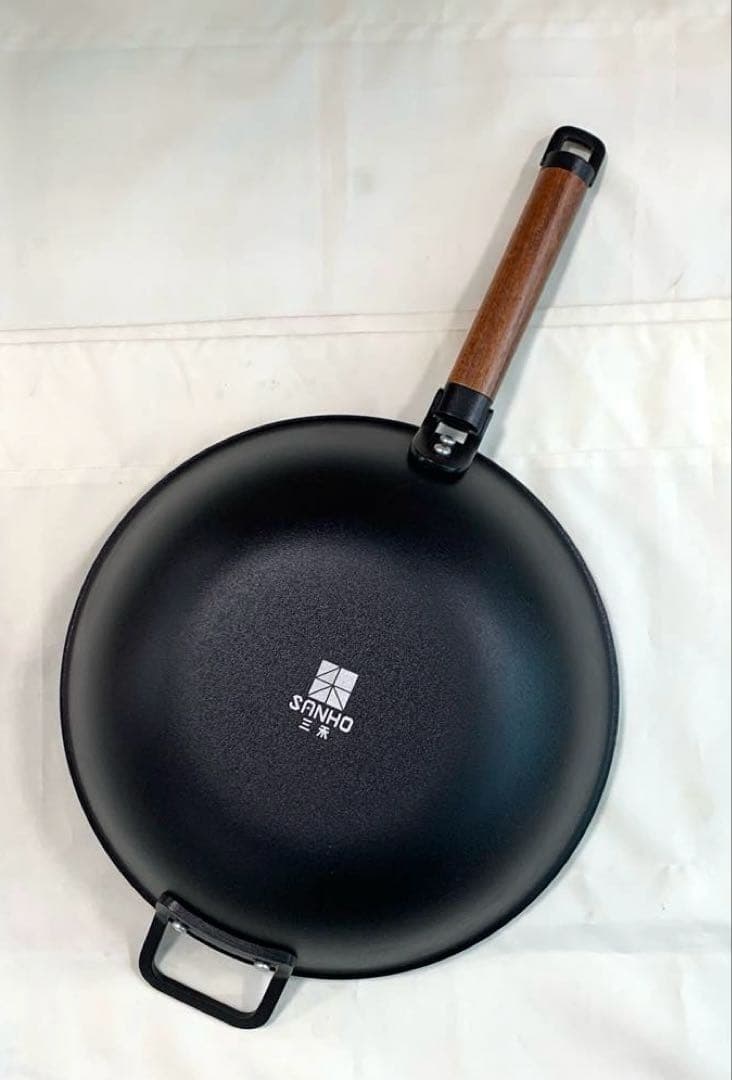 サンホ 鉄製深型 フライパン 32cm SANHO IH