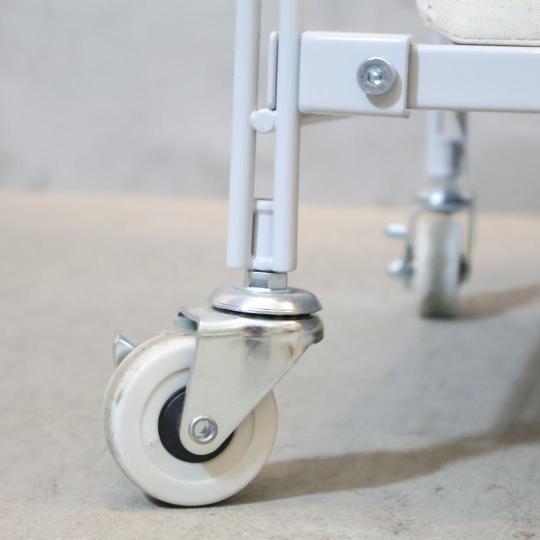 無印良品 MUJI スチール4段 帆布バスケット付き ユニットシェルフ チェスト