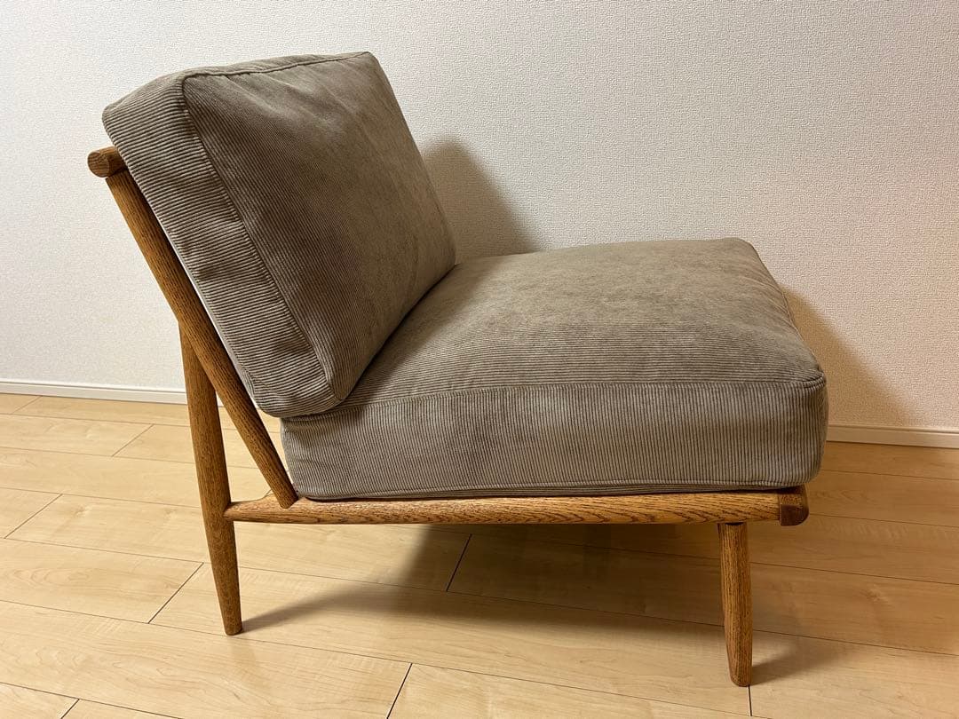 ほぼ新品♡9月28日に届いたばかり！モモナチュラル♡クラウドソファ♡1人用♡