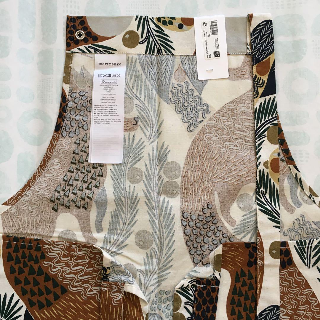 新品未使用　マリメッコ ケトゥンマルヤ エプロン